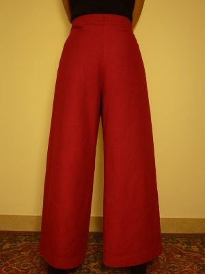 Hataadhvani Maroon Wrap Pant